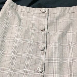 Plaid skirt